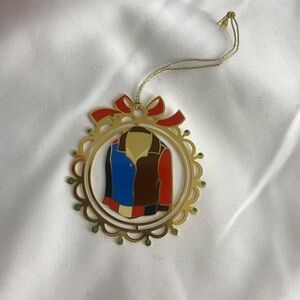 Camerlane Gold Coat of Many Colors Ornament- 24 karat